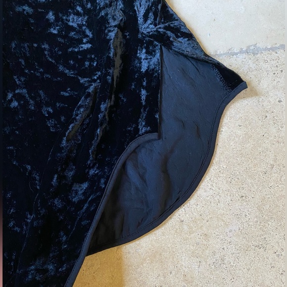 Theory Petites Black Velvet Racerback Tank Silk Blend P/TP - Picture 7 of 7